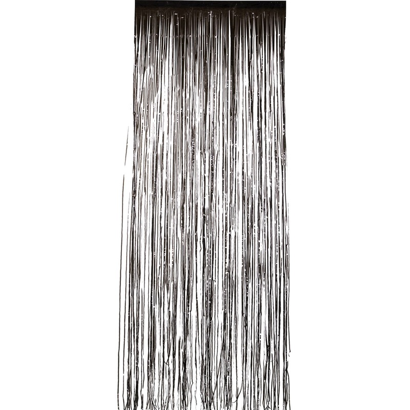 Mysterious scary night door curtain black 91 x 244cm