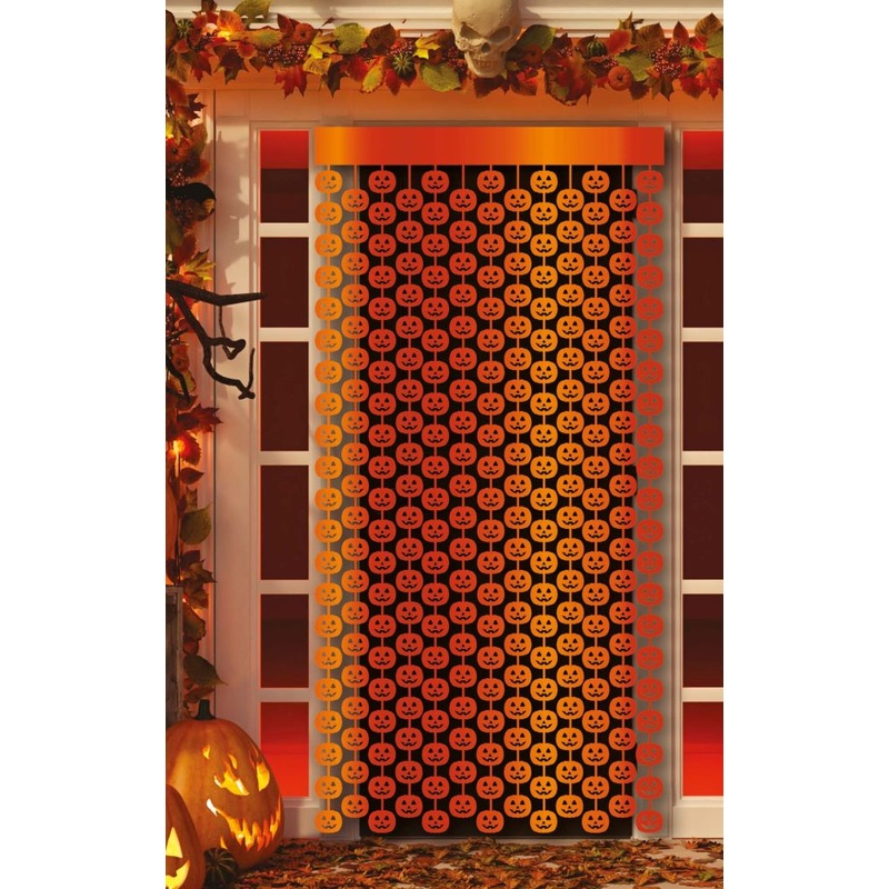 Pumpkin curtain metallic 1 x 2m