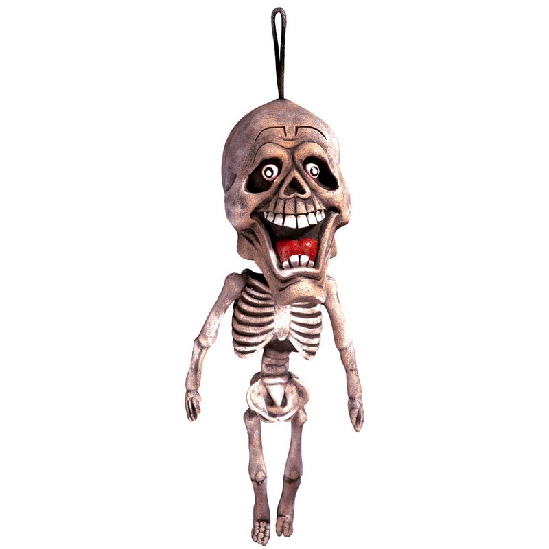 Scary skeleton Halloween decoration 60cm