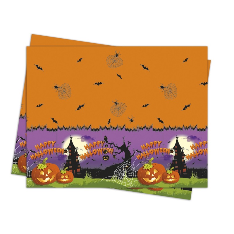 Scary villa Halloween tablecloth 1.8 x 1.2m