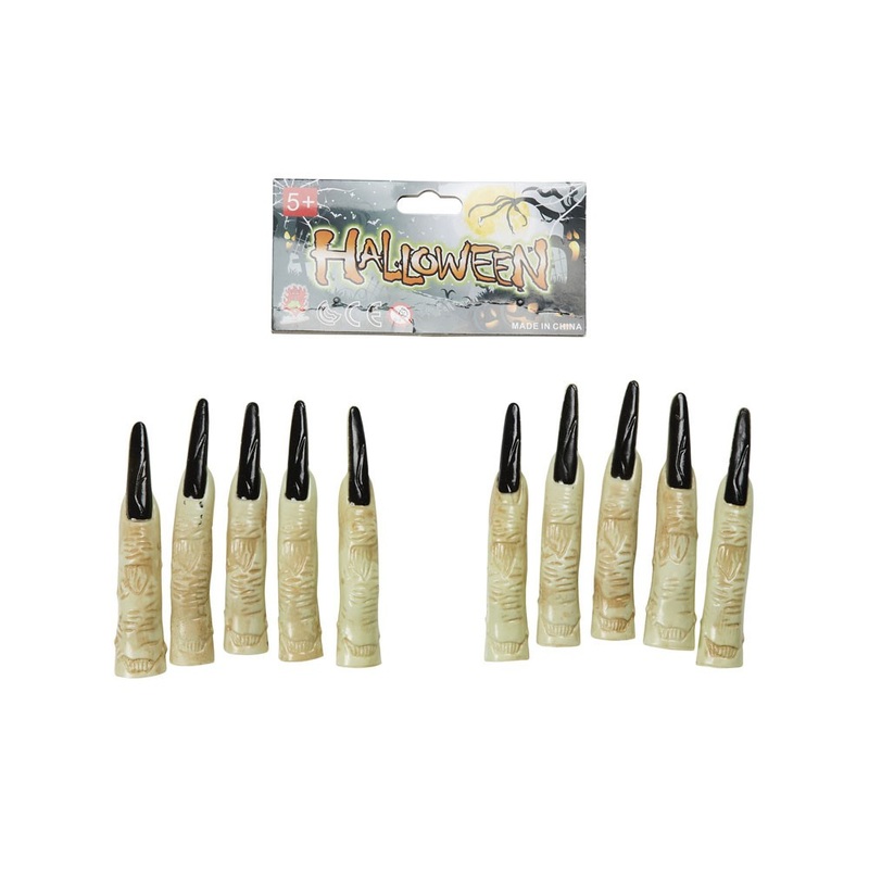 Scary witch fingers set of 10