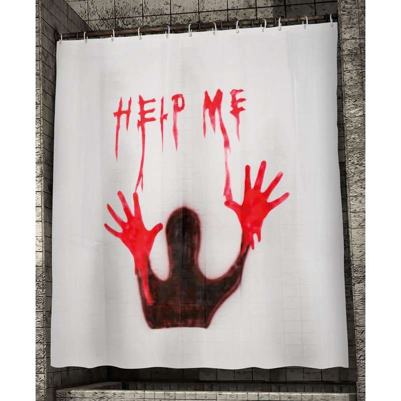Shower curtain Help Me Bloody 180 x 180cm