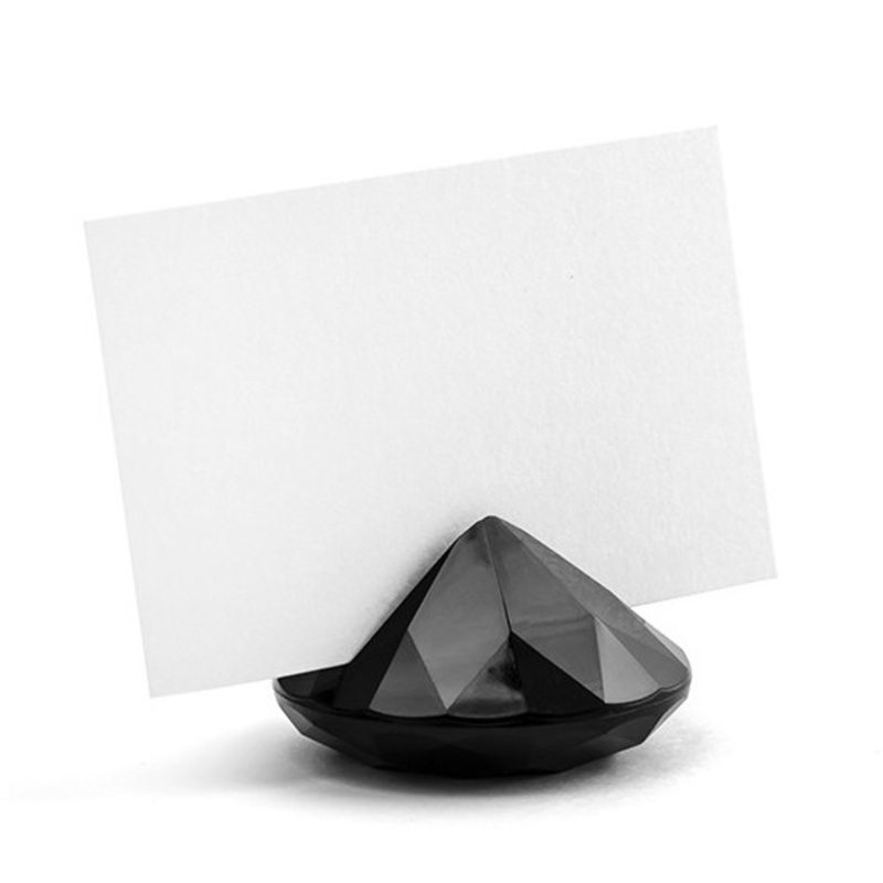 10 diamonds card holder black 4cm