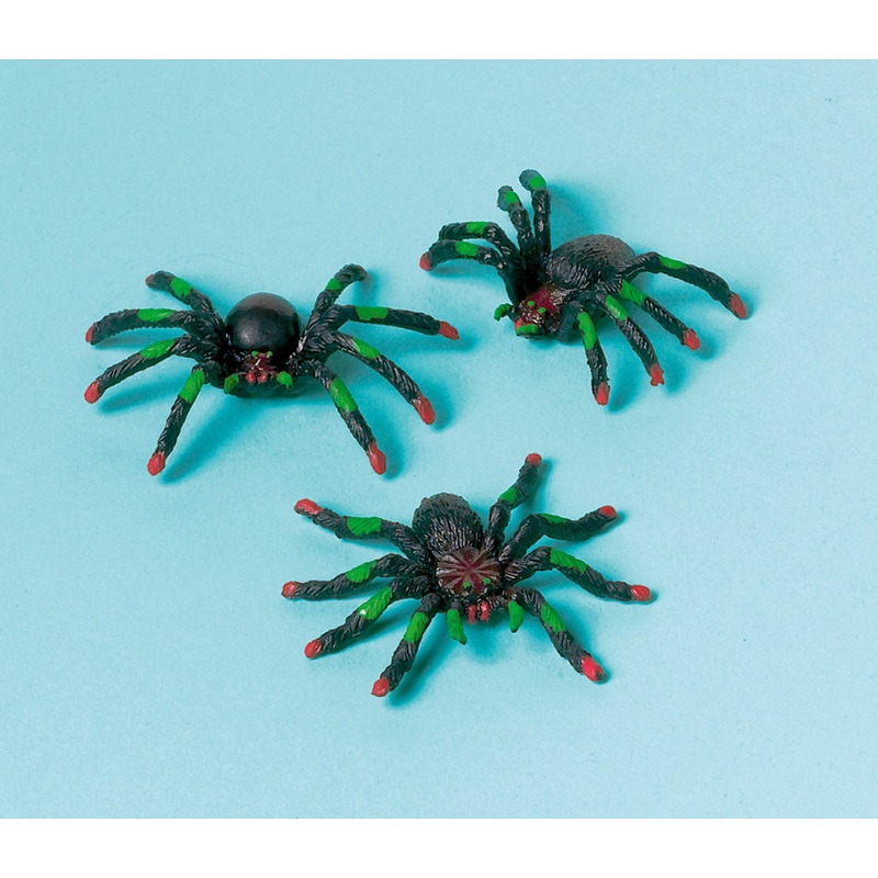 12 tarantula decoration figures