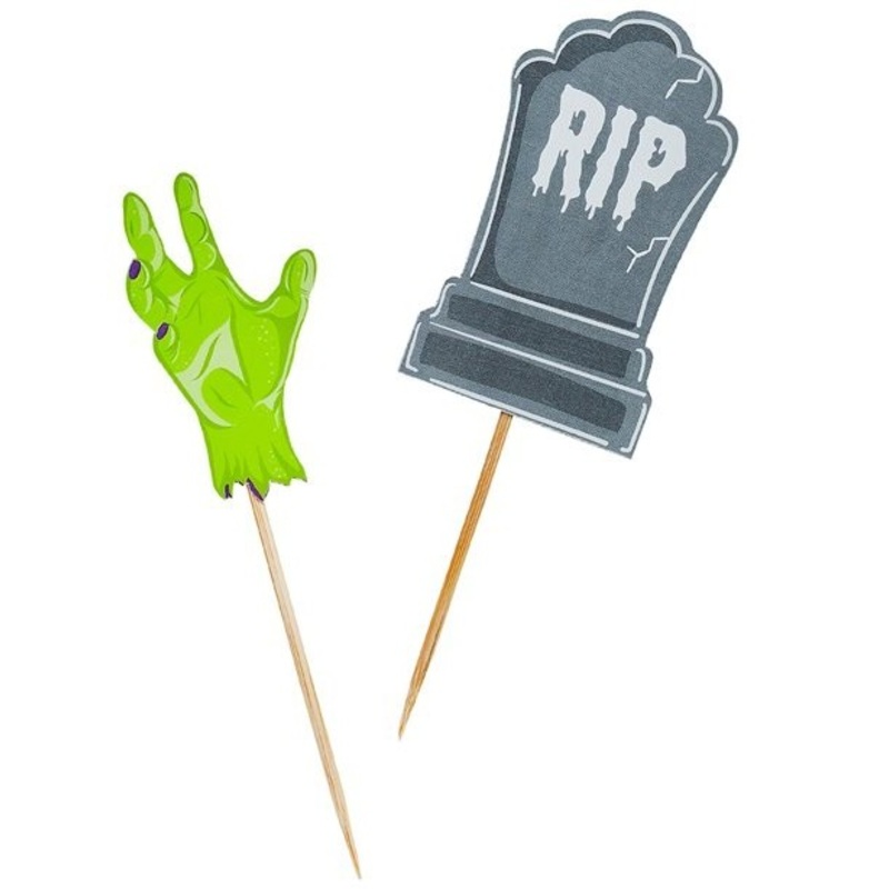 12 zombie cemetery party pickers