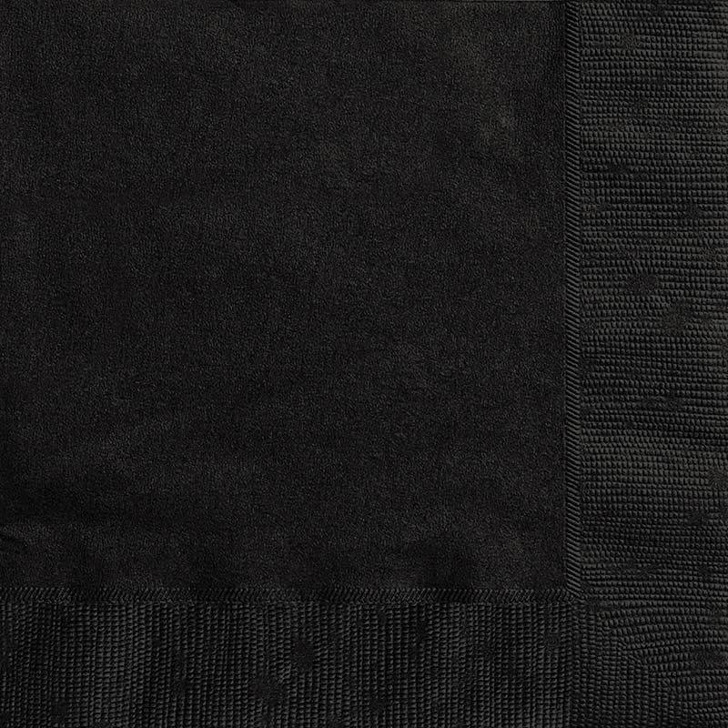 20 serviettes Vera black 33cm