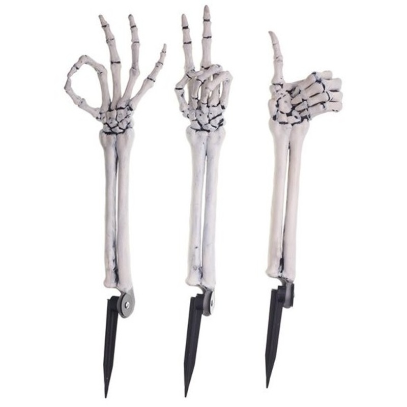 3 garden decoration skeleton arms