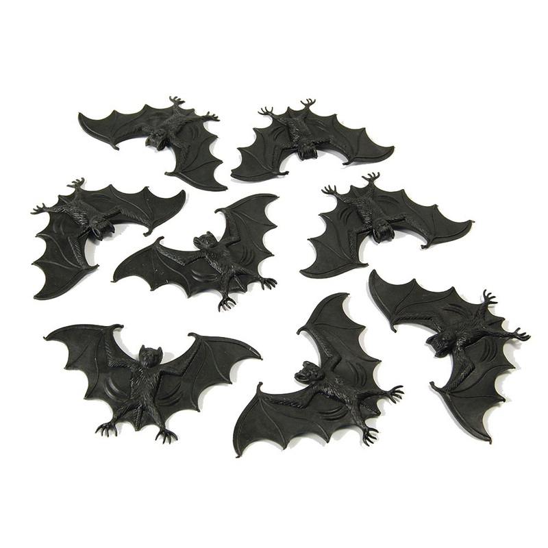 8 Decorative Bats 10cm