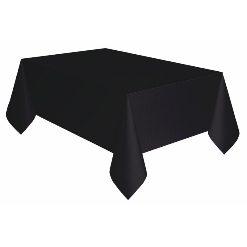 Black Eco tablecloth 2.74m x 1.37m