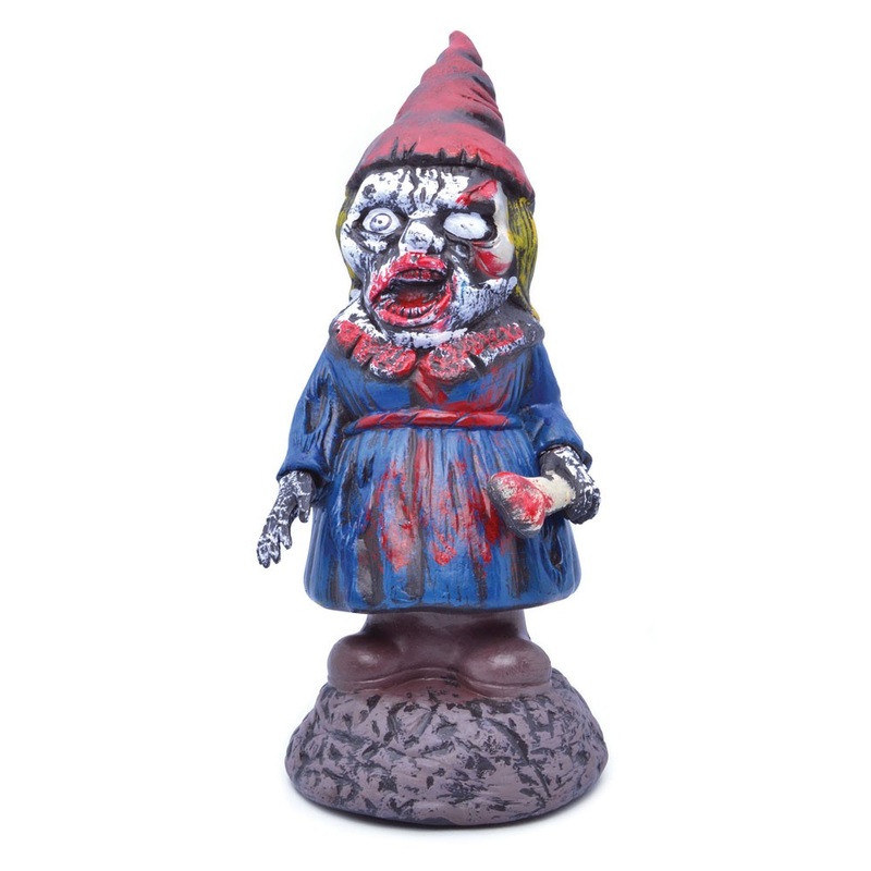 Garden gnome zombie woman 40cm