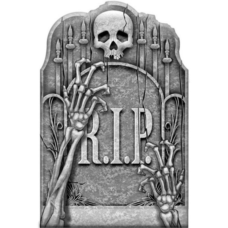 Ghost cemetery tombstone 56cm