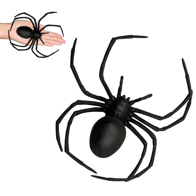 Halloween decoration spider in black