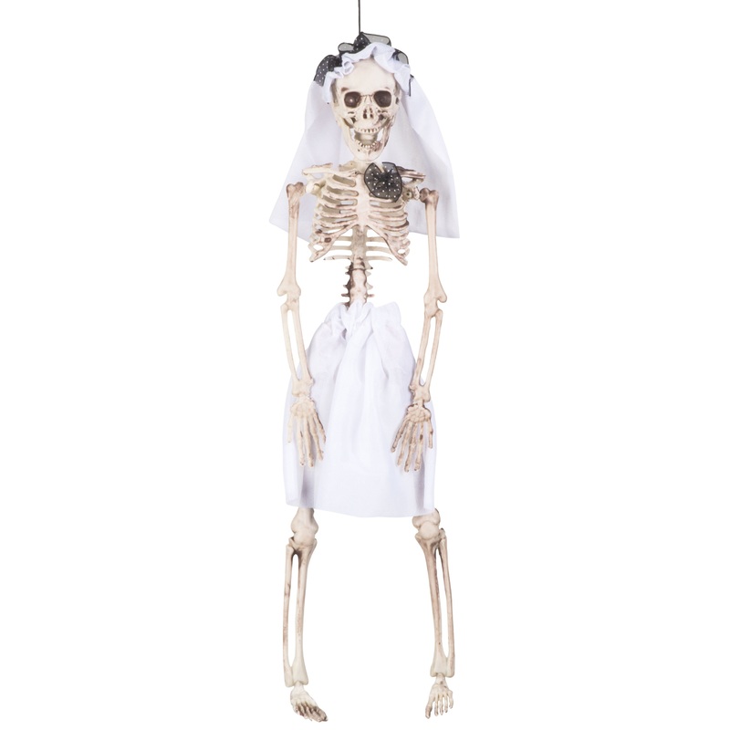 Hanging skeleton bride 41cm