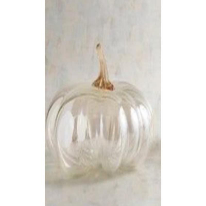 LED glass decoration - pumpkin