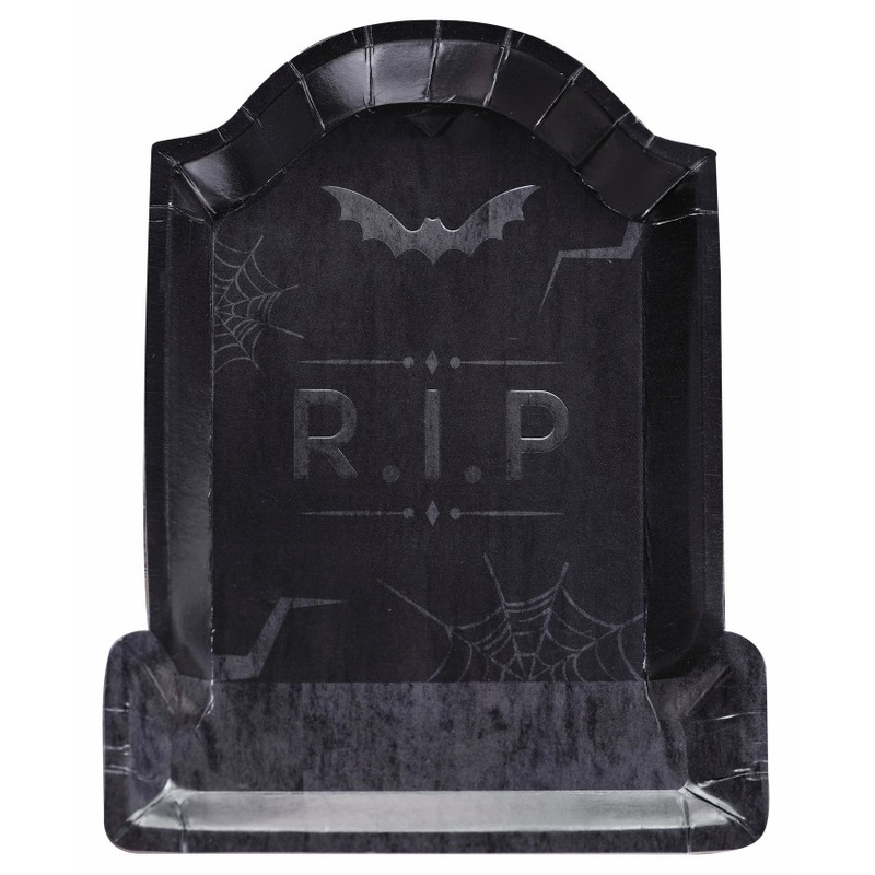 Paper Plate Debossed Tombstone