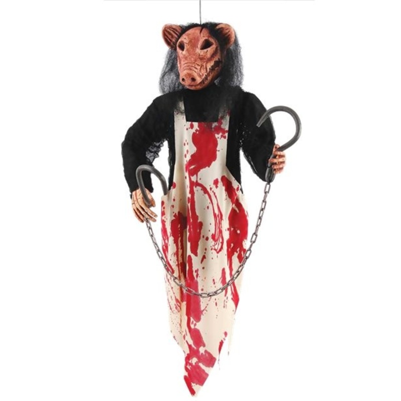 Pig head butcher decoration figure 91cm