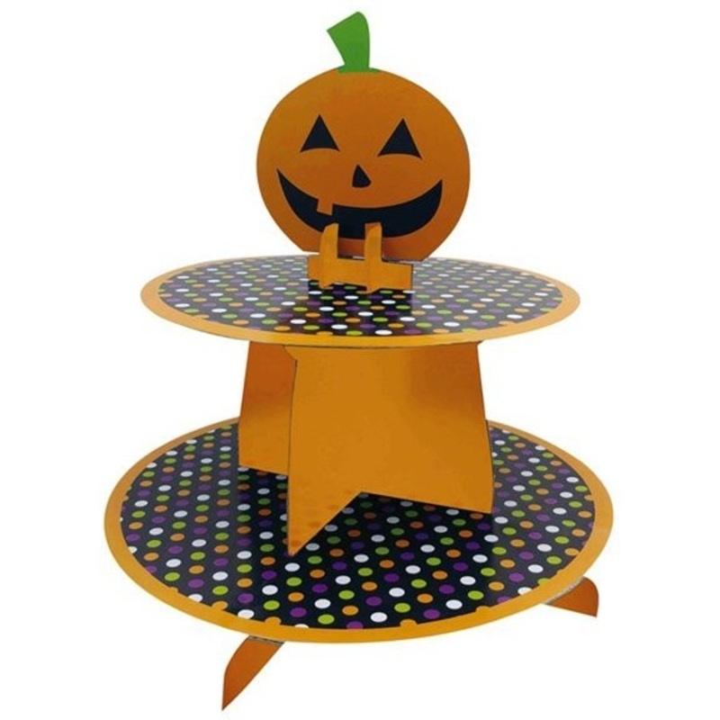 Pumpkin hard cupcake stand 25cm