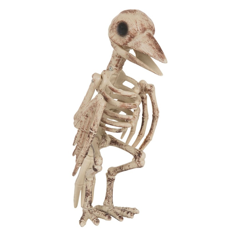 Standing skeleton bird 28 x 13cm