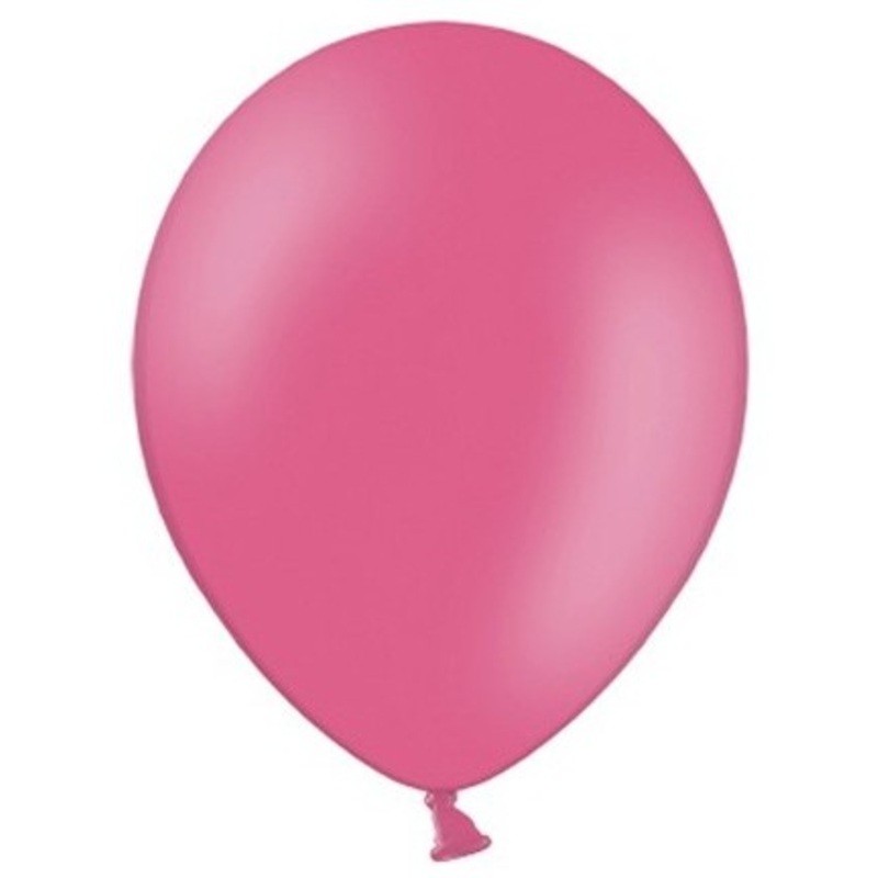 100 Celebration balloons pink 23cm