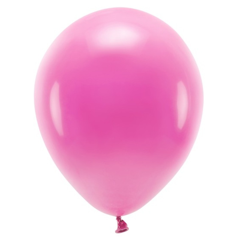 100 eco pastel balloons pink 30cm