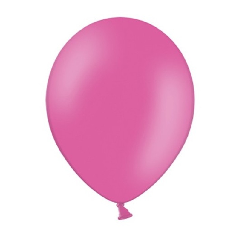 100 party star balloons pink 27cm