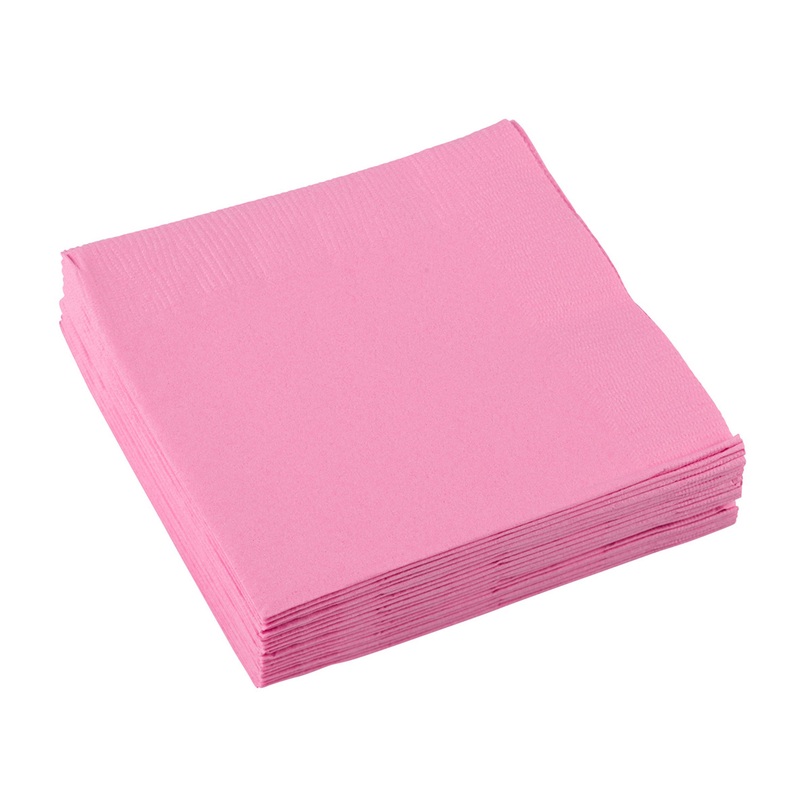 20 napkins Mila light pink 25cm
