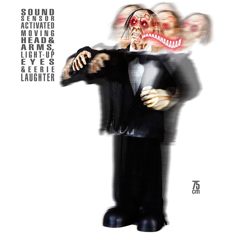 Animated zombie groom 75cm