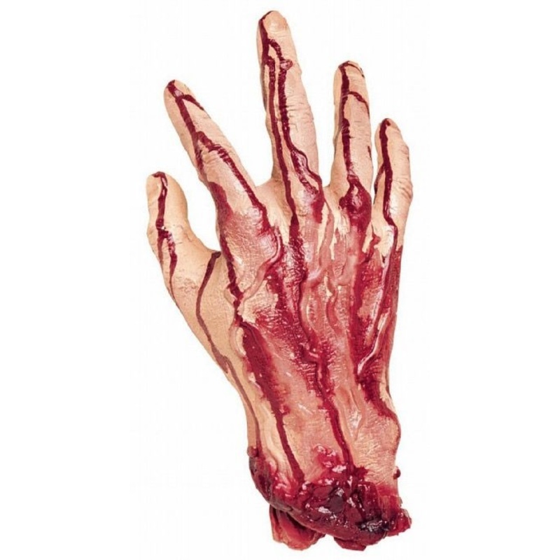 Chopped off bloody hand of Albrecht Gramberg