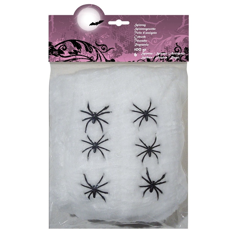 Creepy Spider Cobwebs White 100g