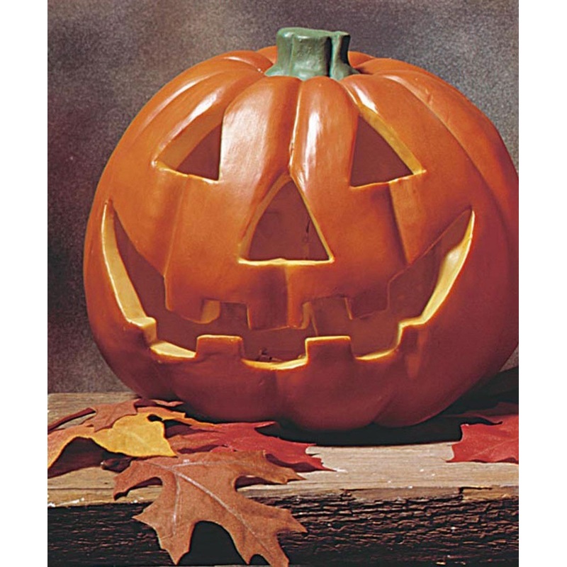 Decorative horror pumpkin with light 20cm