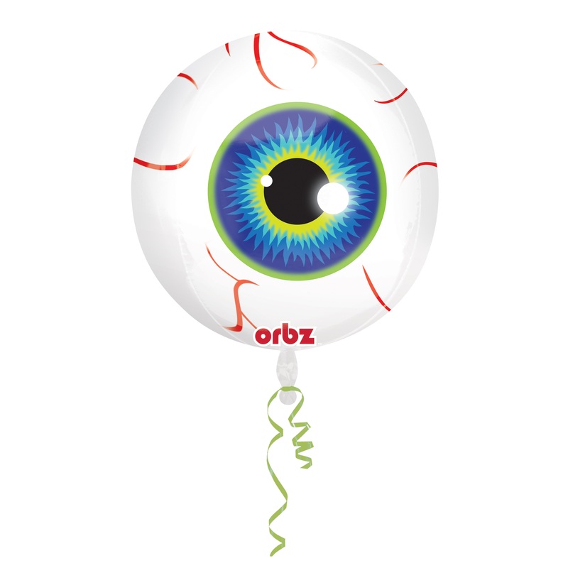 Foil balloon horror eyeball
