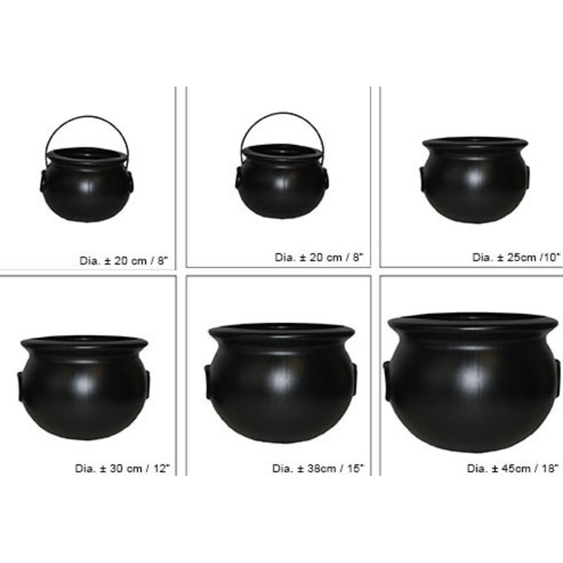 Halloween decoration witch cauldron 6 parts