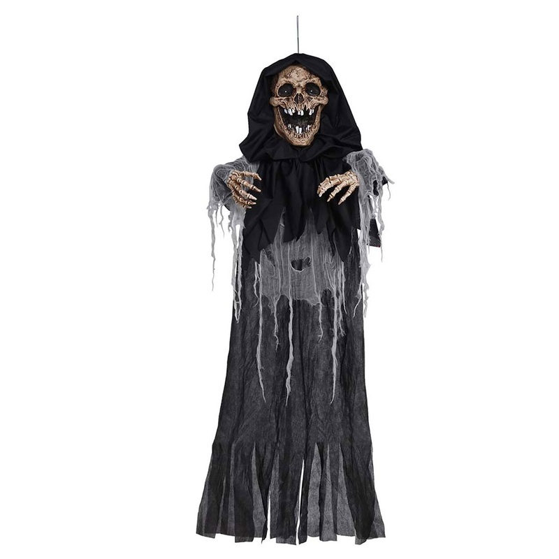 Horror skeleton with light and sound 180cm