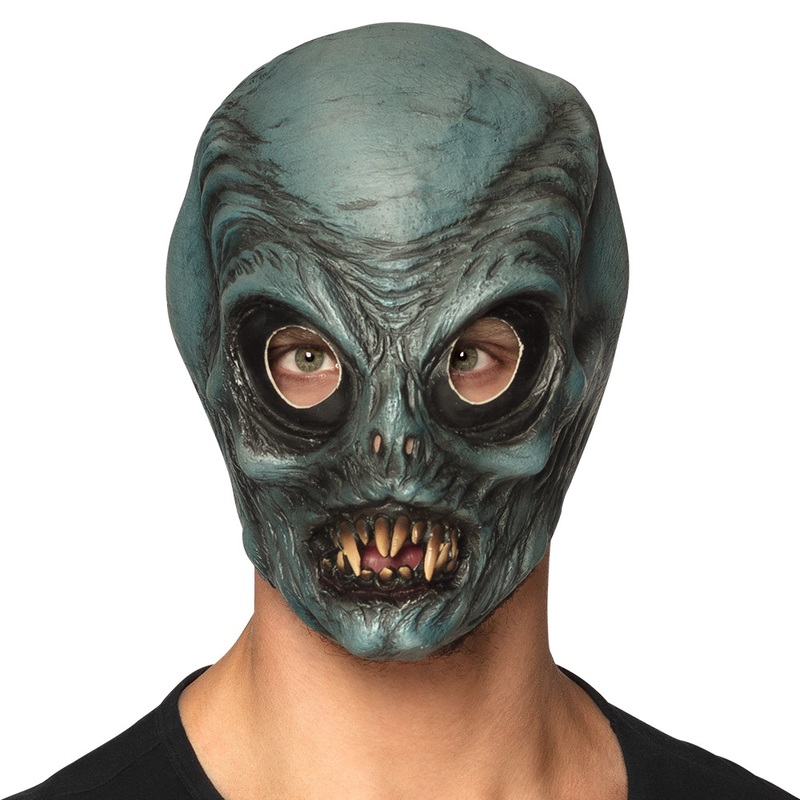 Latex Kopfmaske Alien