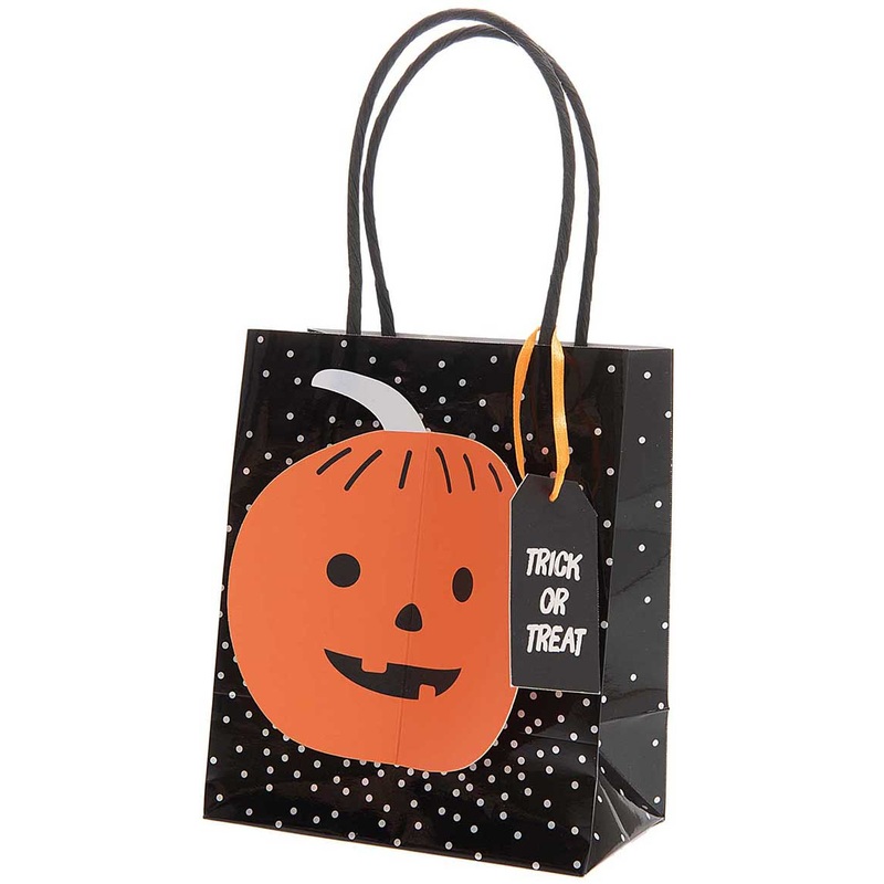 Pumpkin paper bag 12.5 x 15 cm