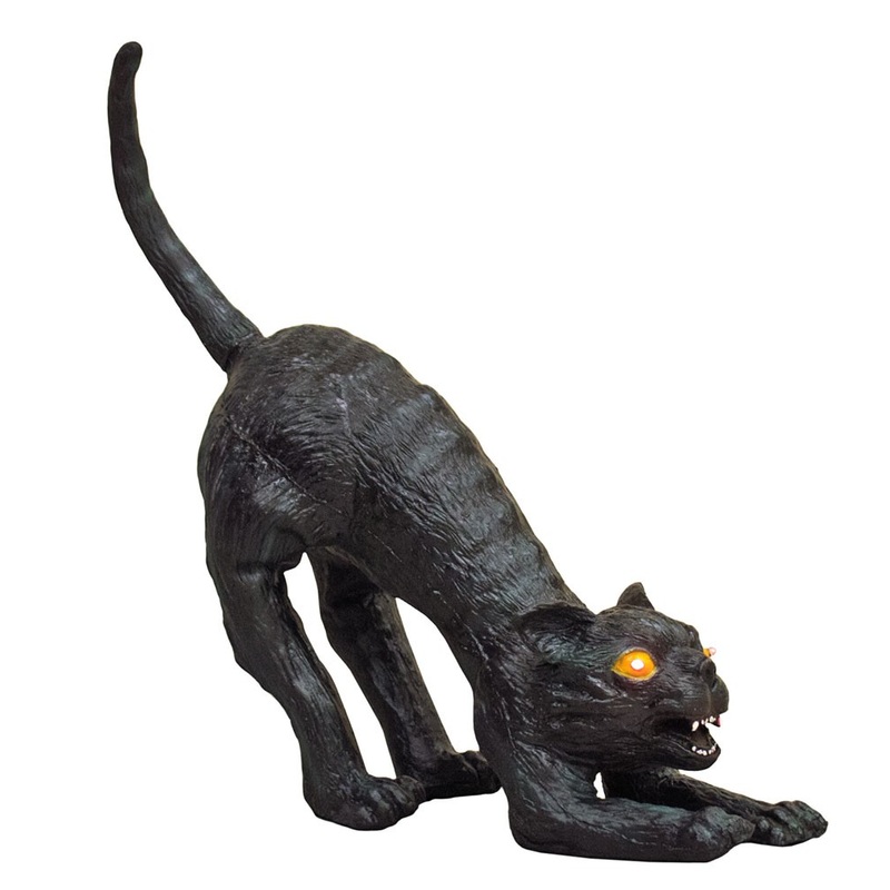 Scary cat horror decoration 52x35cm