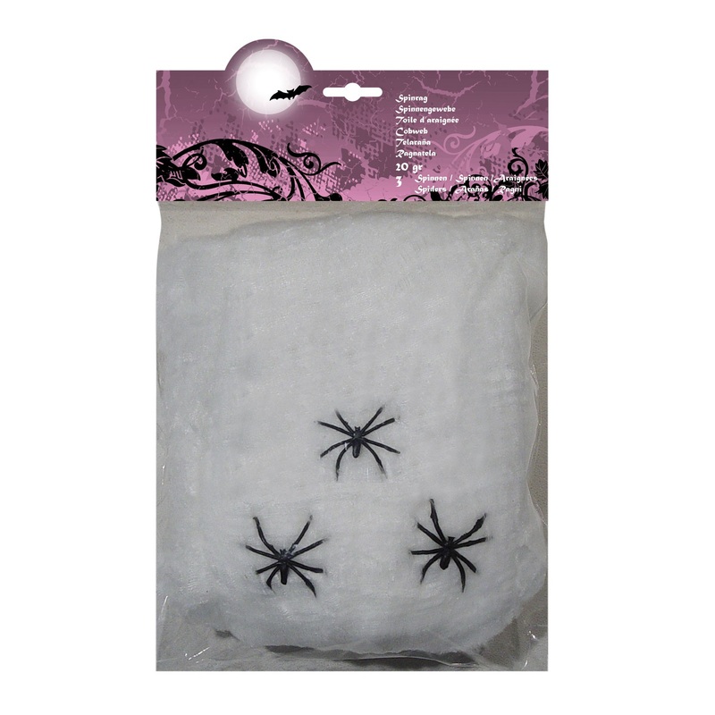 Spider Cobweb Wool White 20g