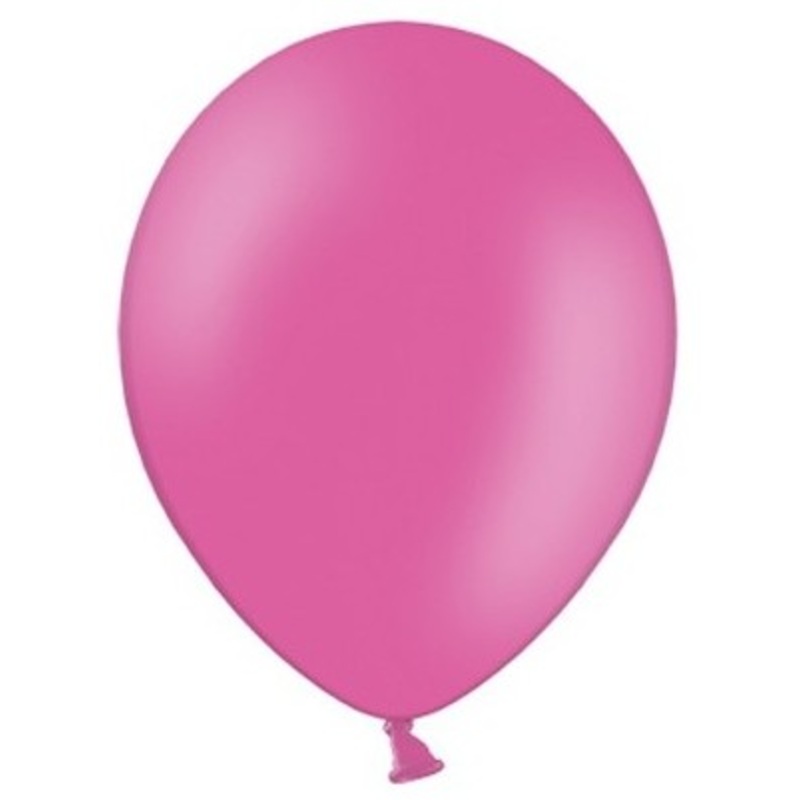 100 party star balloons pink 12cm