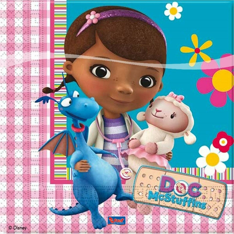20 Doc McStuffin animal love napkin 33cm