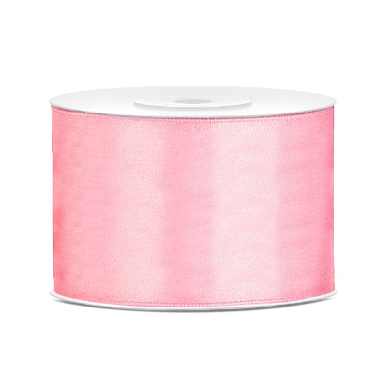 25m pink satin ribbon