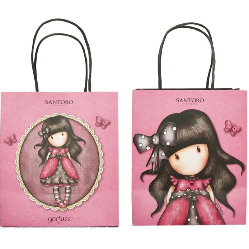 4 Santoro Gorjuss Ladybird gift bags