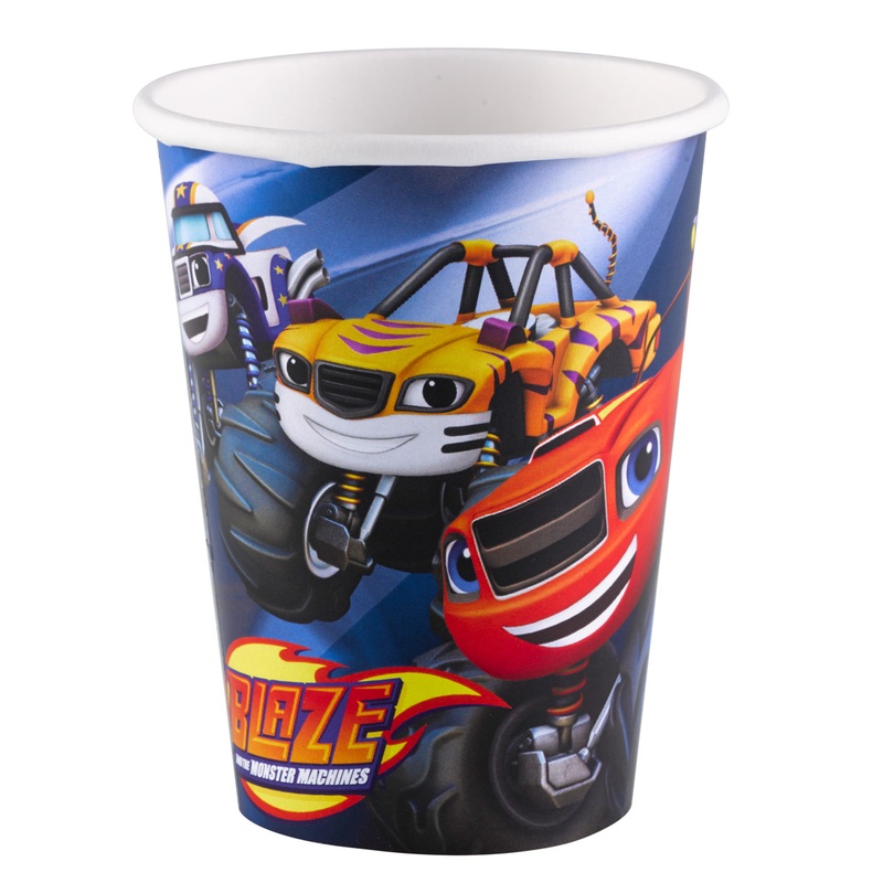 8 Blaze and the Monster Machines paper cup 266ml