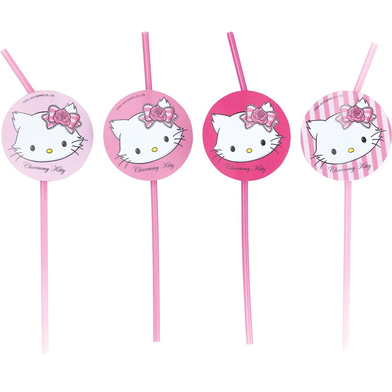 8 Charming Hello Kitty Straws