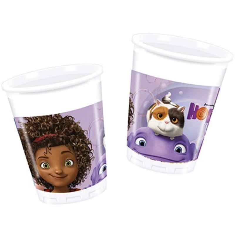 8 Home Booviger Party Fun Plastic Cups 200ml