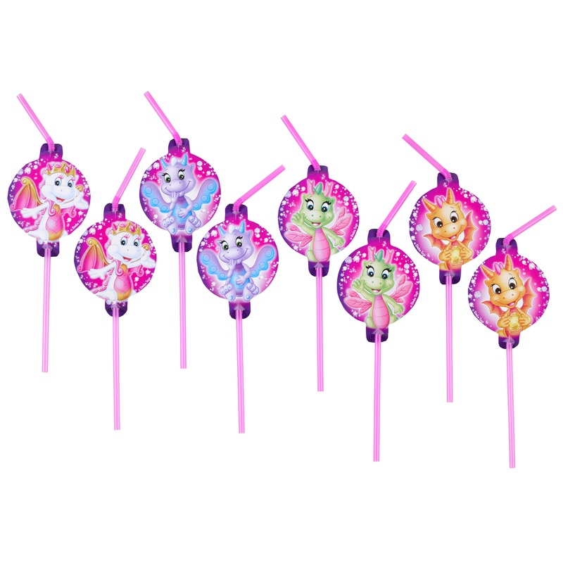 8 Safiras straws 24cm