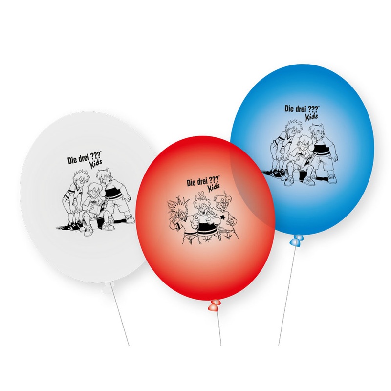 9 The three question marks kids balloons
