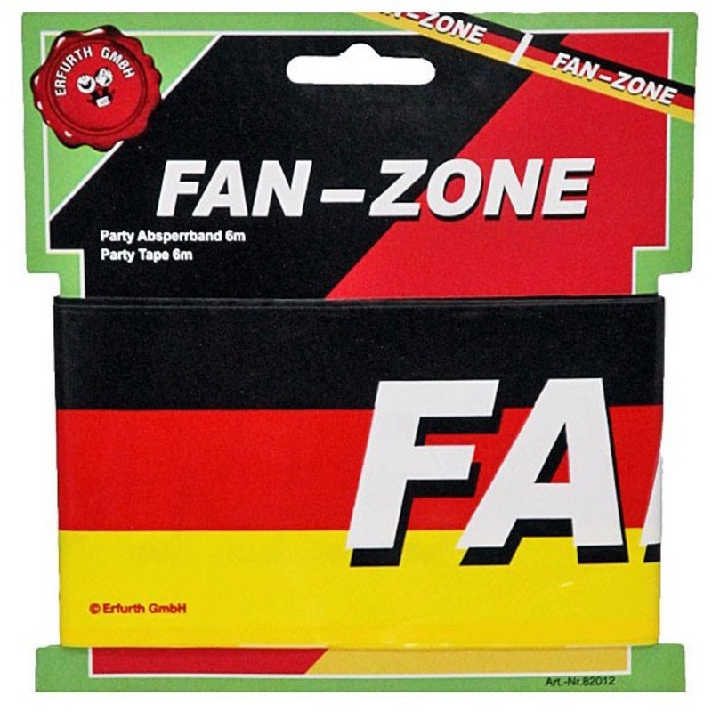 Fan zone Germany barrier tape 6m