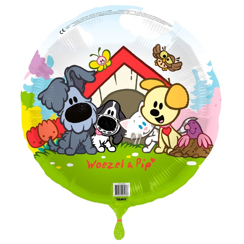Foil balloon Wusel and Pip 45cm