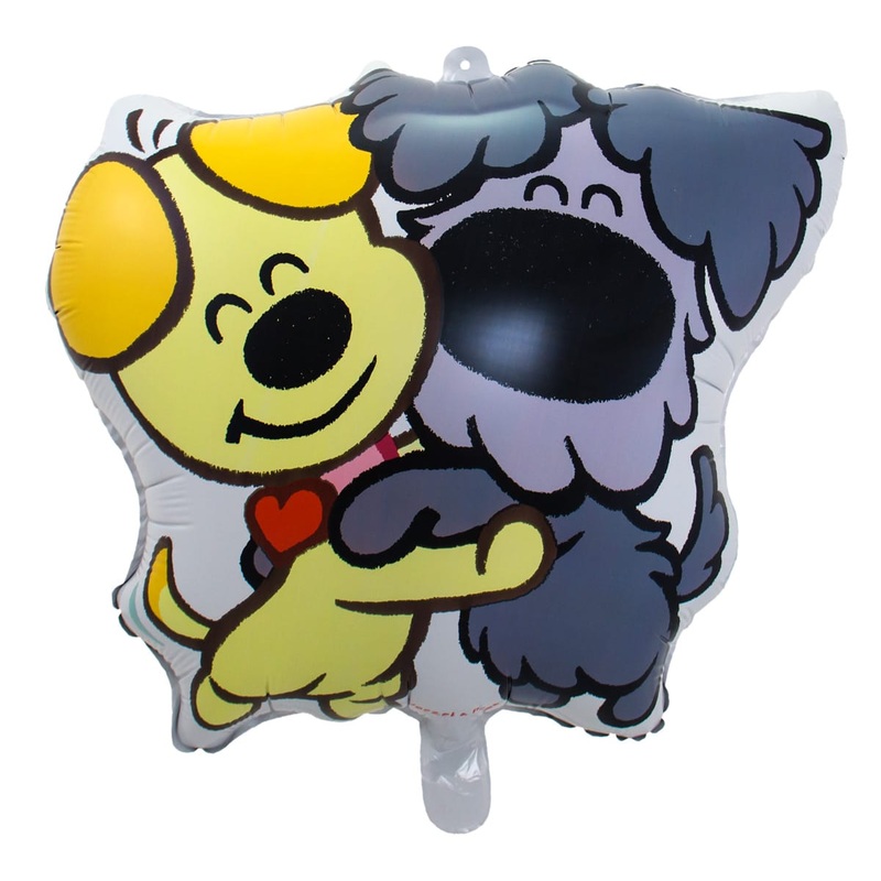 Foil balloon Wusel & Pip 57cm
