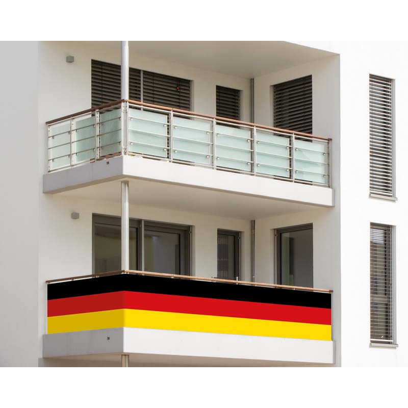 Germany flag balcony border